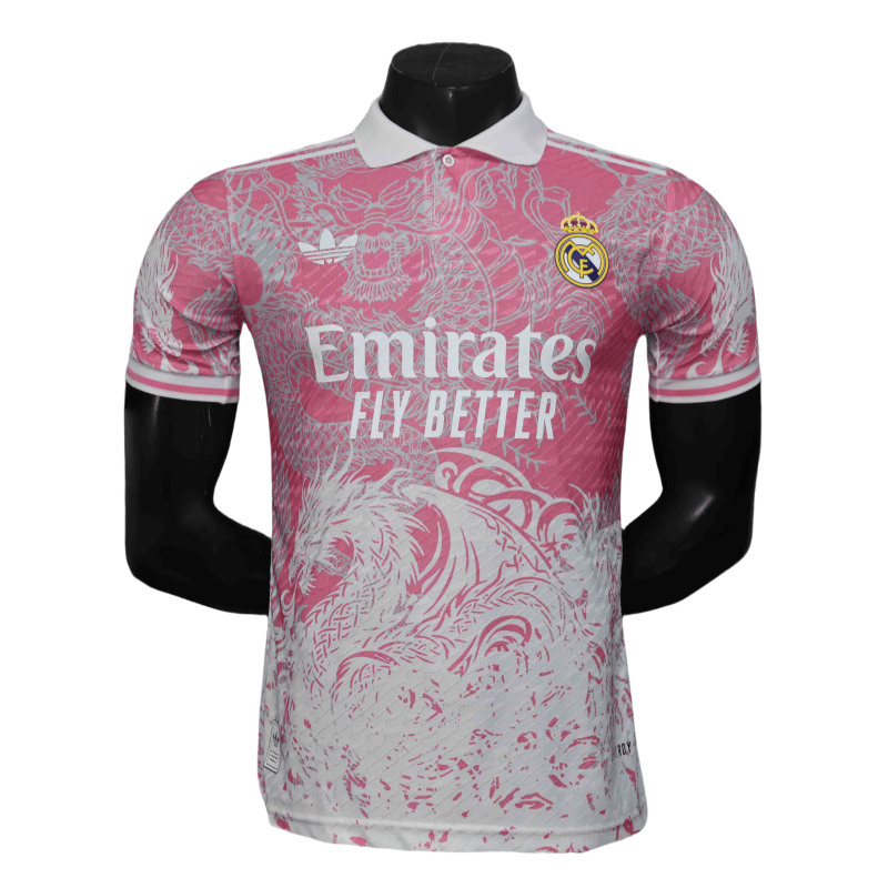 25-26 Real Madrid Pink Dragon Player Edicion especial Futbol Playera