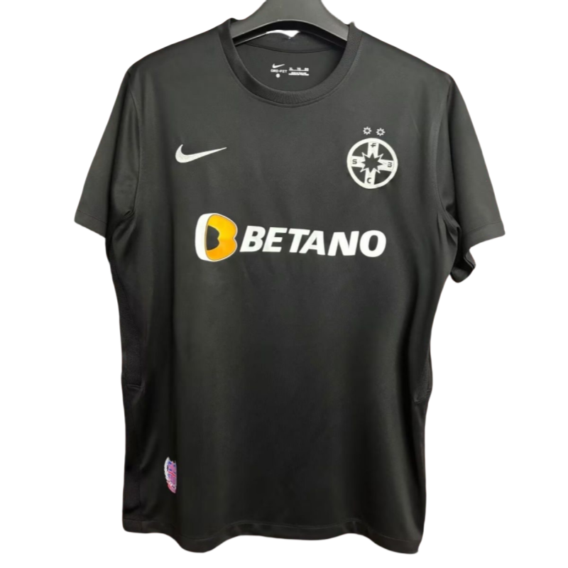FCSB Futbol fans with black T-sleeves