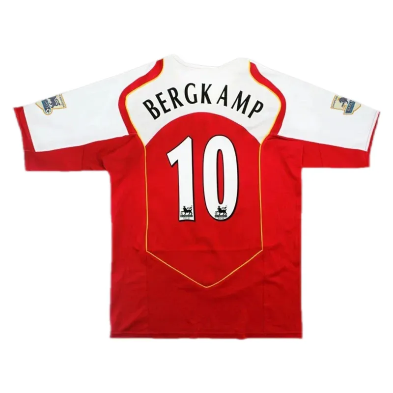 04-05 Arsenal Henry #14 FABREGAS #15 Pires #7 Bergkamp #10 Retro Jersey Local Replica