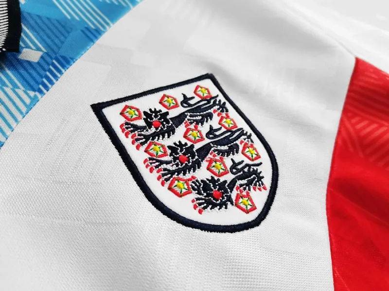 1990 England Retro Jersey de futbol Mash-Up 4