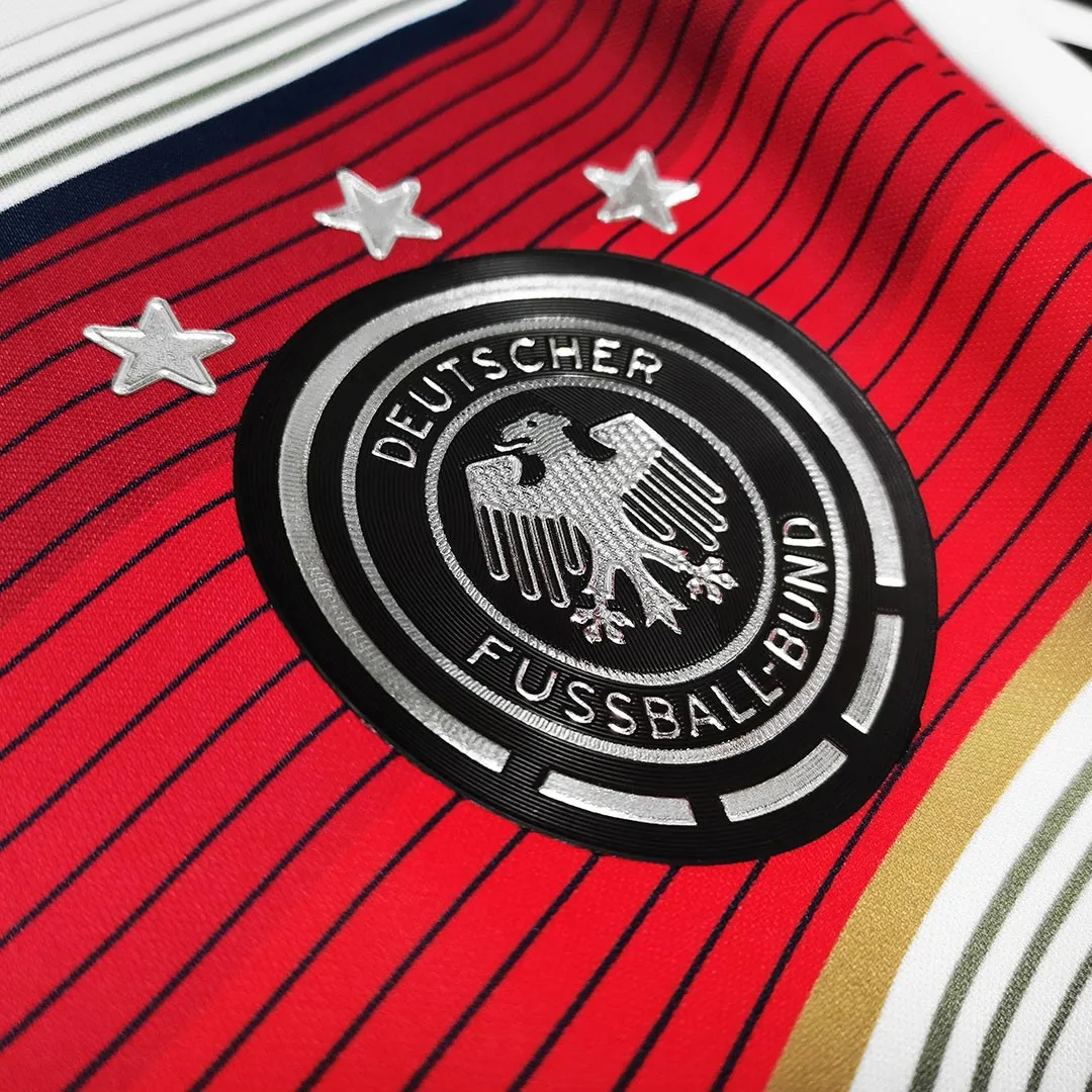 2014 Germany Retro 3 Stars Local Jersey Copa Mundial 5