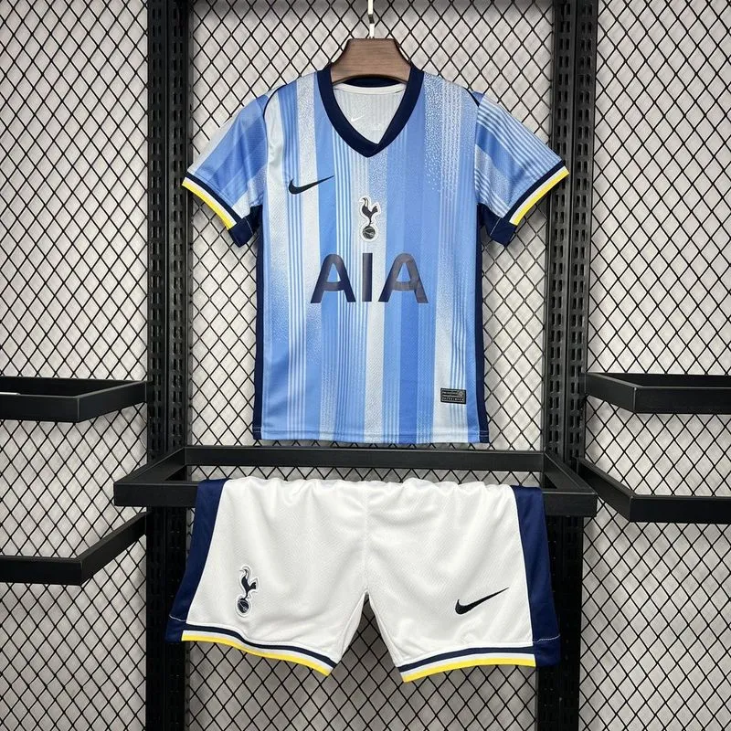 Infantil Tottenham Hotspur Visitante Full Kits infantiles(Jersey+Shorts+Socks) 2024/25 3