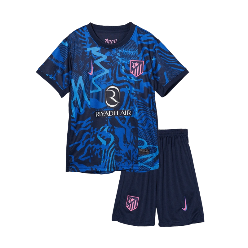 2024-25 Infantil Atletico Madrid Tercero Jersey Kits infantiles