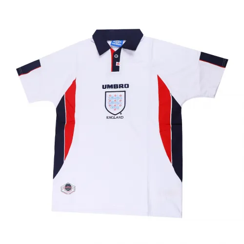 1998 Copa Mundial England Local White Retro Jersey
