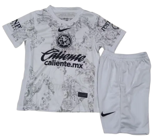 2024-25 Infantil Club America Portero Kits infantiles(Jersey+Shorts)