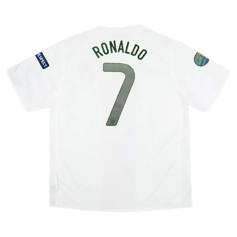 2012 Portugal Ronaldo #7 Retro Jersey Visitante Replica Eurocopa