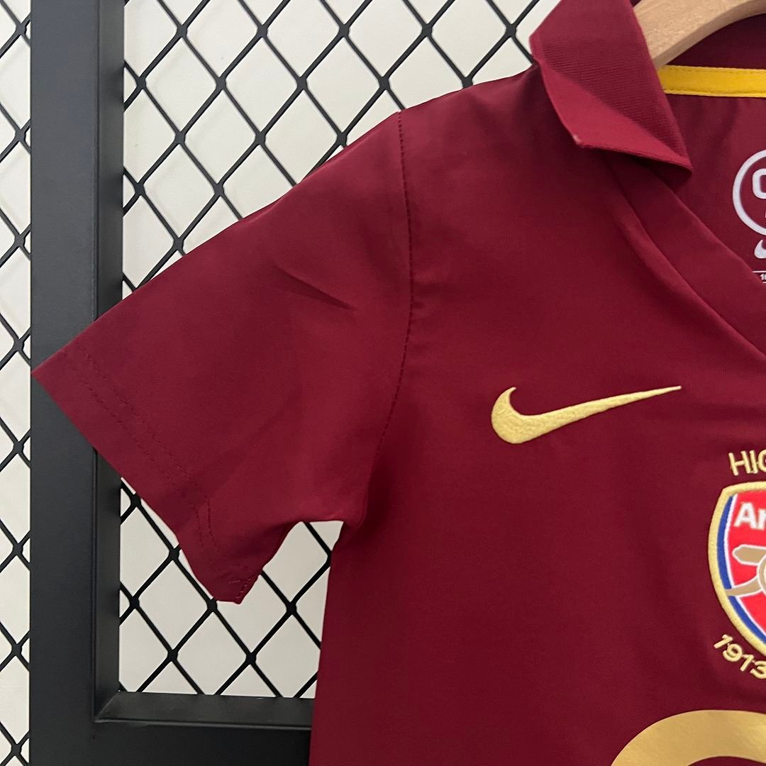 05-06 Arsenal Local Retro Infantil Kits infantiles Jersey de futbol 4