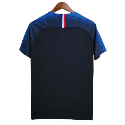 2018 France Copa Mundial Champion 2 Stars Local Retro Jersey 2