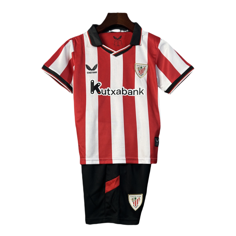 Athletic Bilbao Local Infantil Kit Jersey de futbol 2025-26