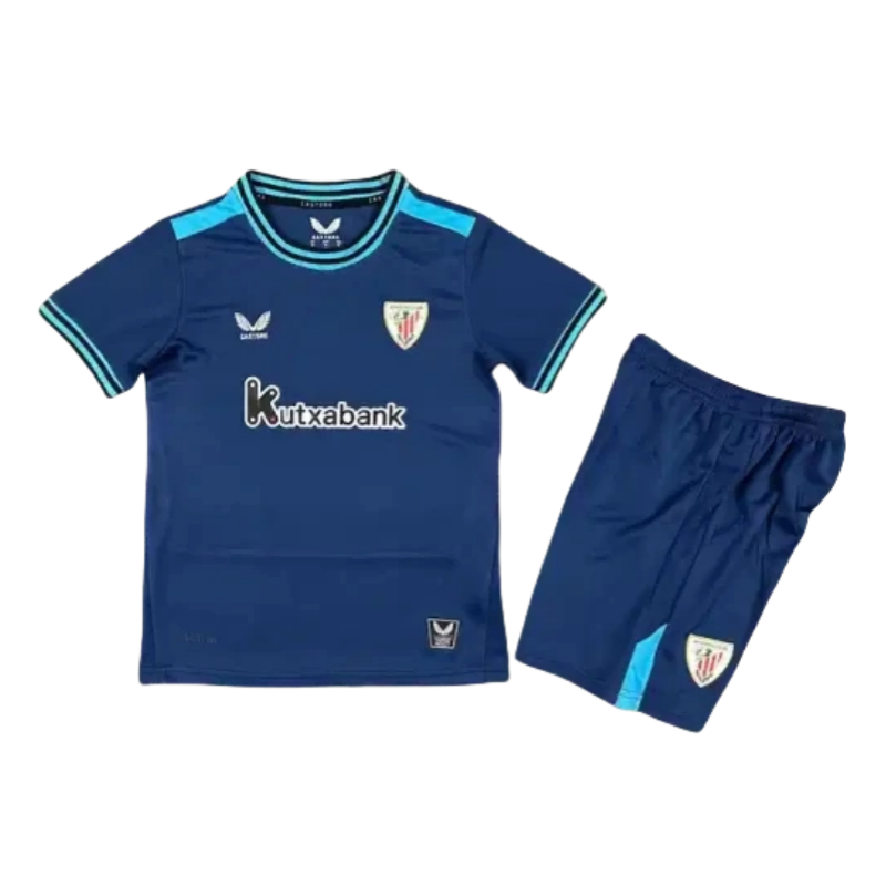 Athletic Bilbao Visitante Infantil Kit Jersey de futbol 2025-26