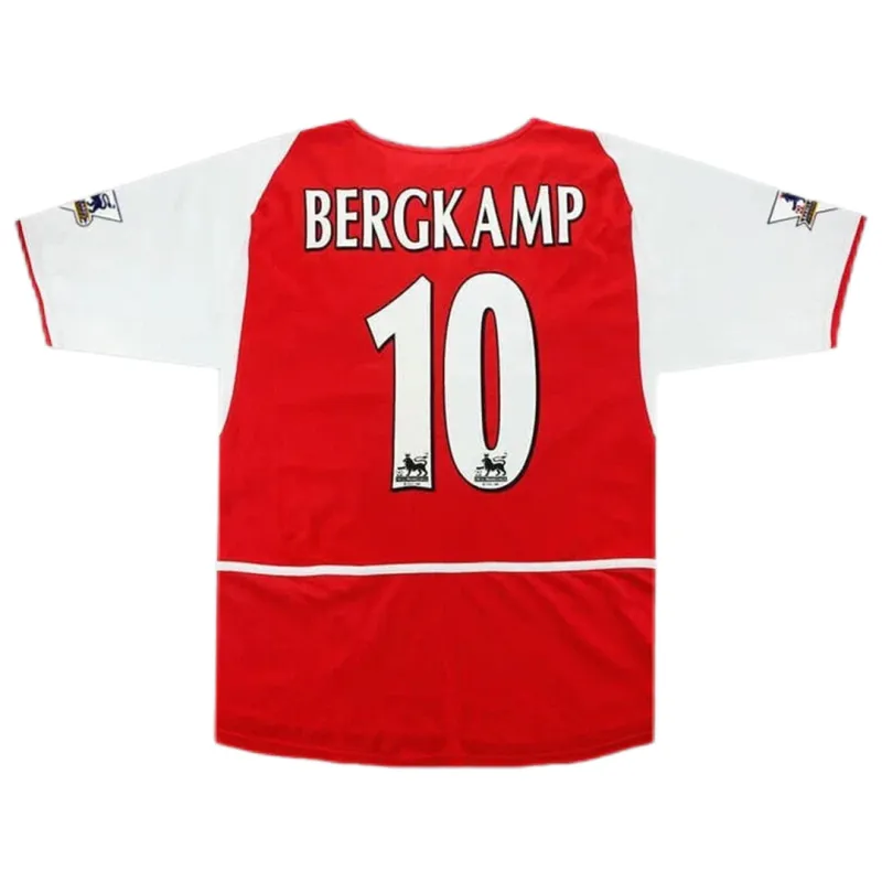 02-04 Arsenal Bergkamp #10 Retro Jersey Local
