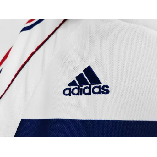 1998 France Retro Jersey Visitante Copa Mundial 5