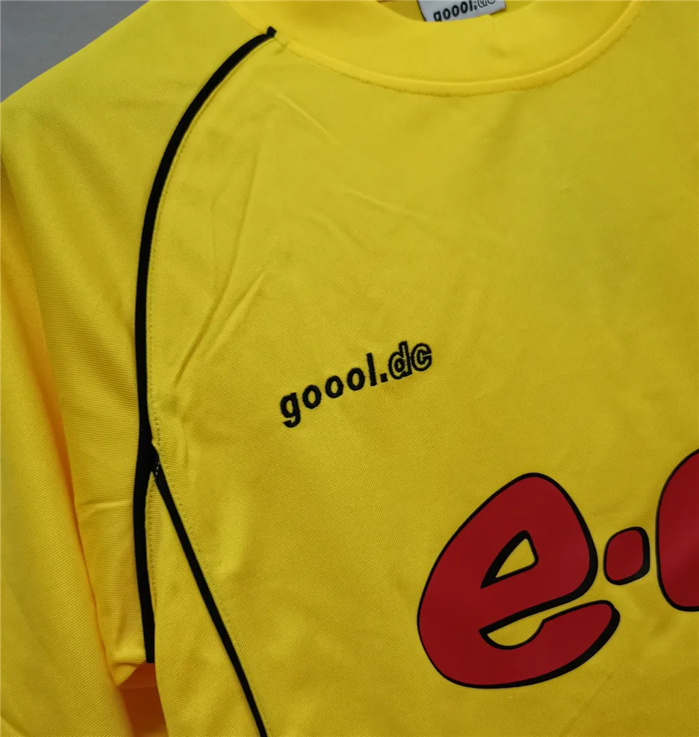 02-23 Borussia Dortmund Retro Local Jersey 4
